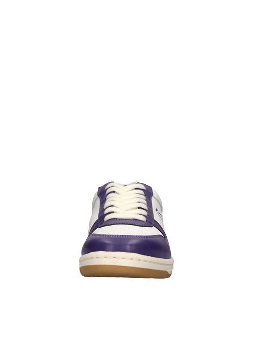 Sneakers in pelle ed ecopelle PAP | PAPU002 136BIANCO-VIOLA